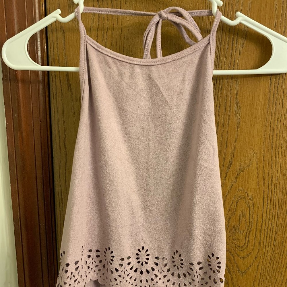 Lilac Halter Top